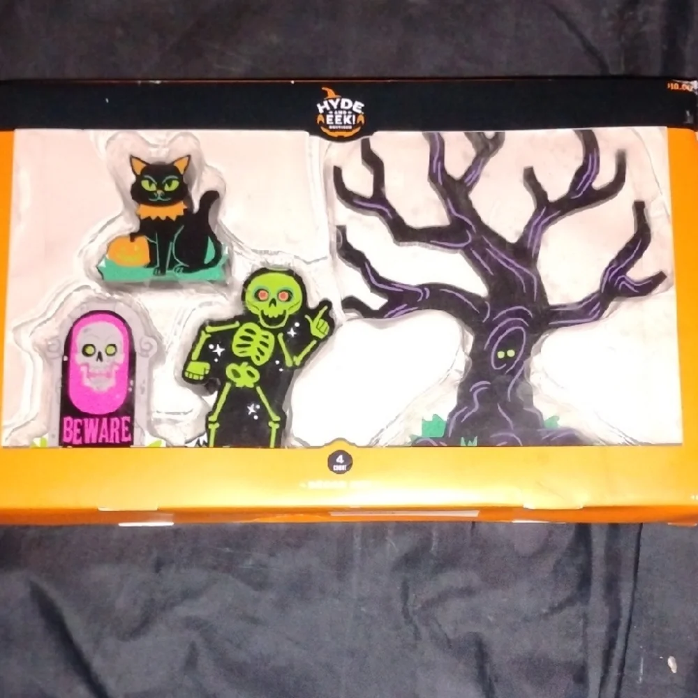 Target Hyde & EEK! Neon Halloween Mantel Decor Play Set